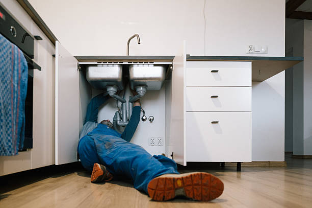 Professional Leak Detection technician working in Wardtown, VA